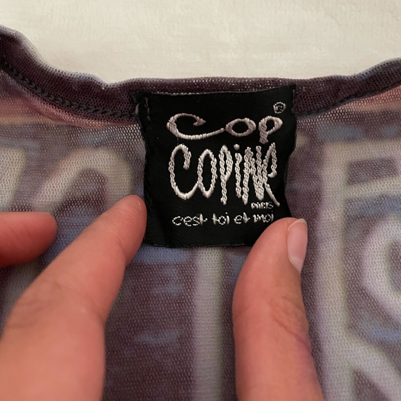 cop copine mesh top - Picture 2 of 3
